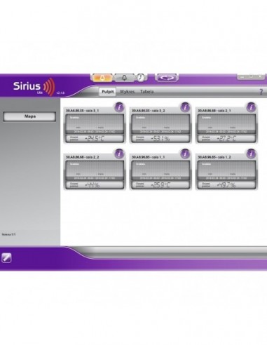 SIRIUS LITE - Oprogramowanie do zarządzania i administrowania urządzeniami do pomiaru parametrów środowiska