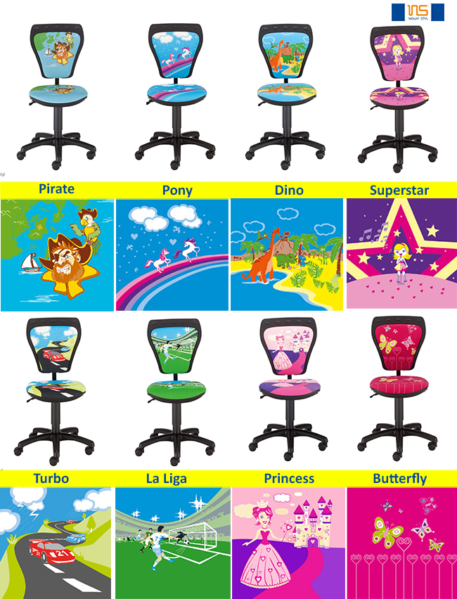Krzesła obrotowe dla dzieci Cartoons GTS